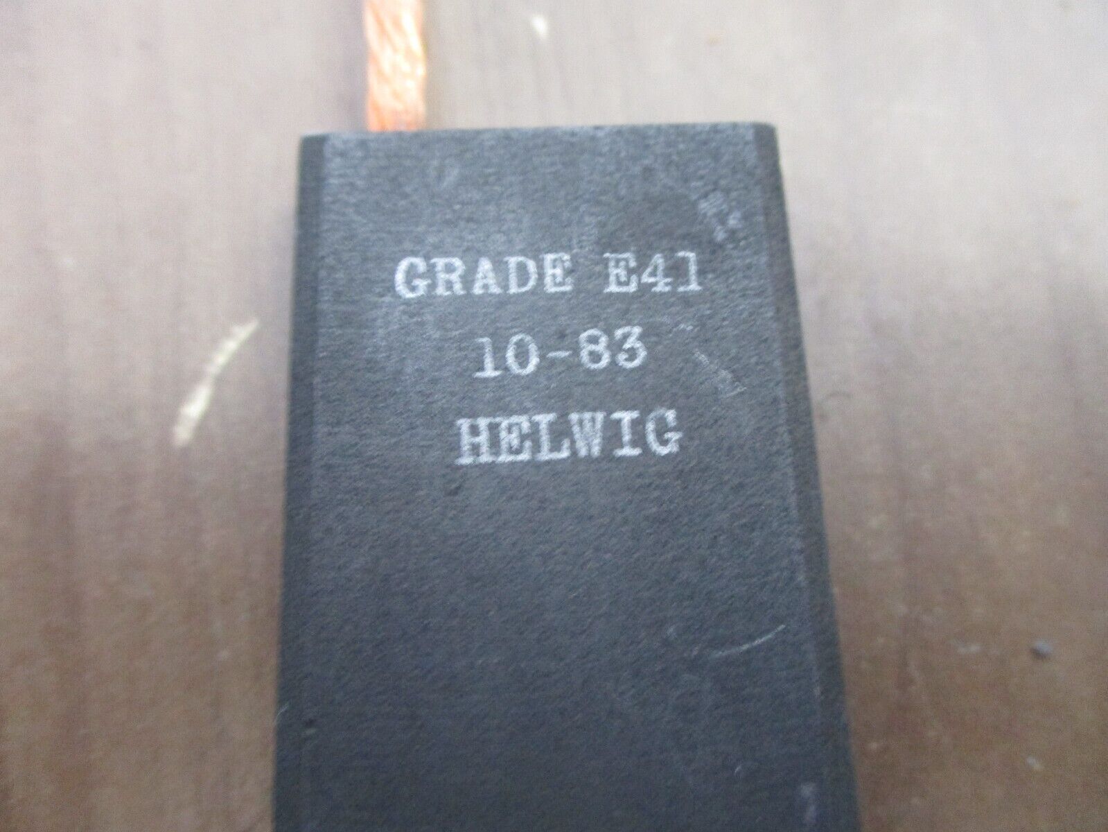 Helwig Carbon Brush 10-83 Grade E41 *Lot of 2* *No Box* New Surplus