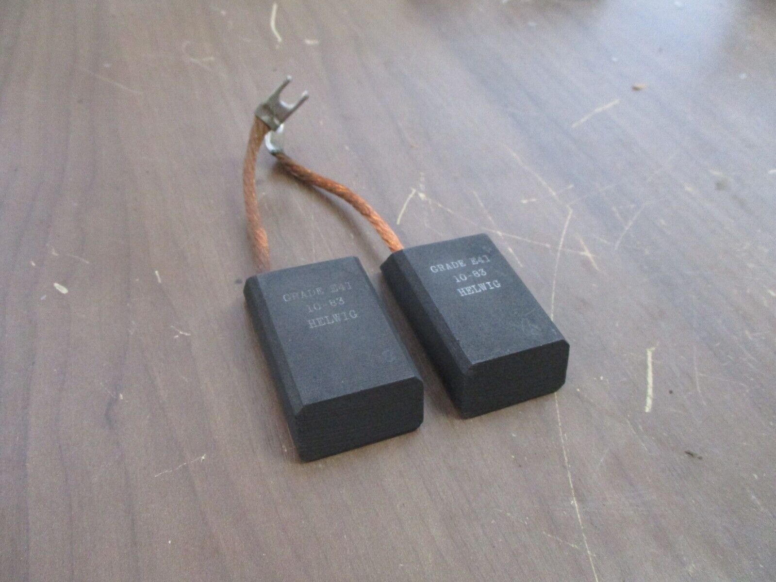 Helwig Carbon Brush 10-83 Grade E41 *Lot of 2* *No Box* New Surplus