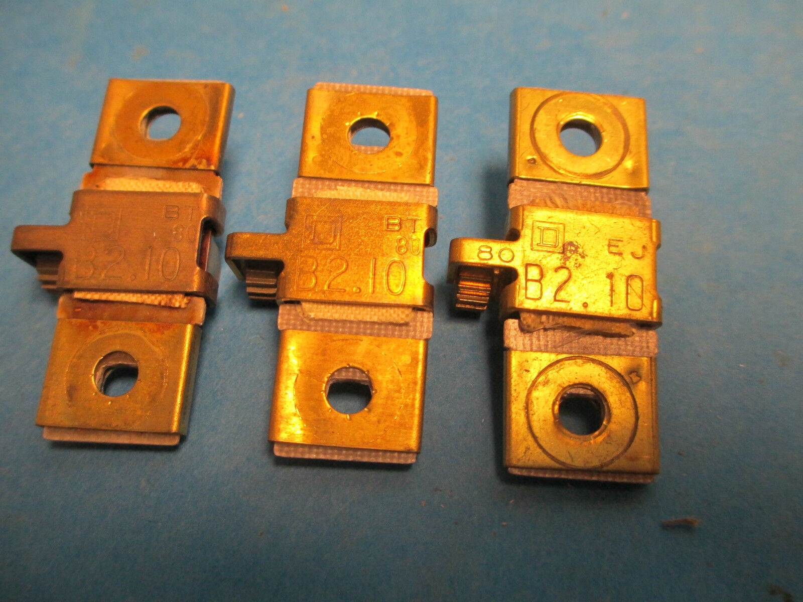 Square D Thermal Overload Heater Unit B 2.10 *Box of 3* Used