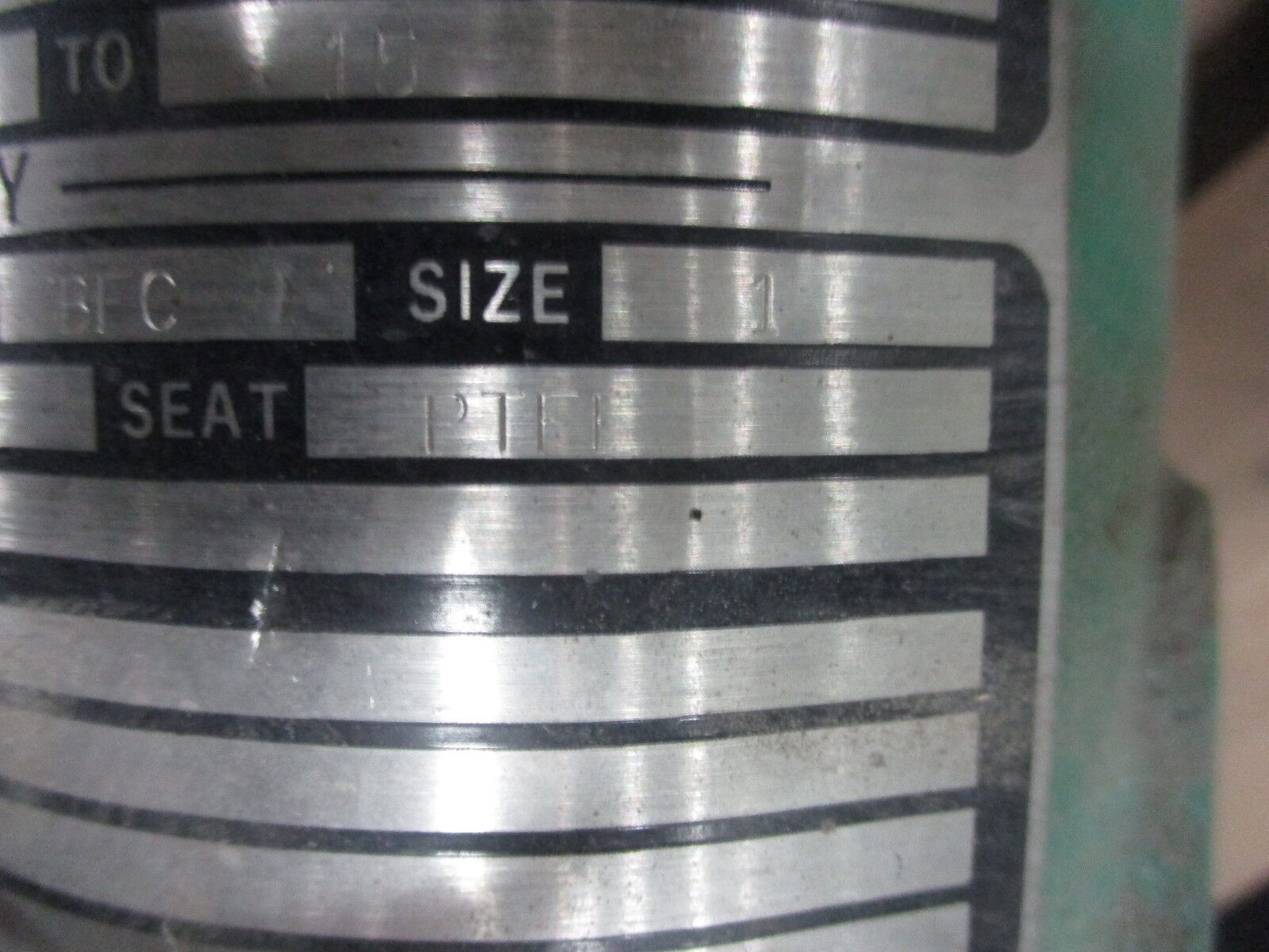 Fisher Diaphragm Control Valve w/ Positioner 657 / BFC Size 30 / 1" Used