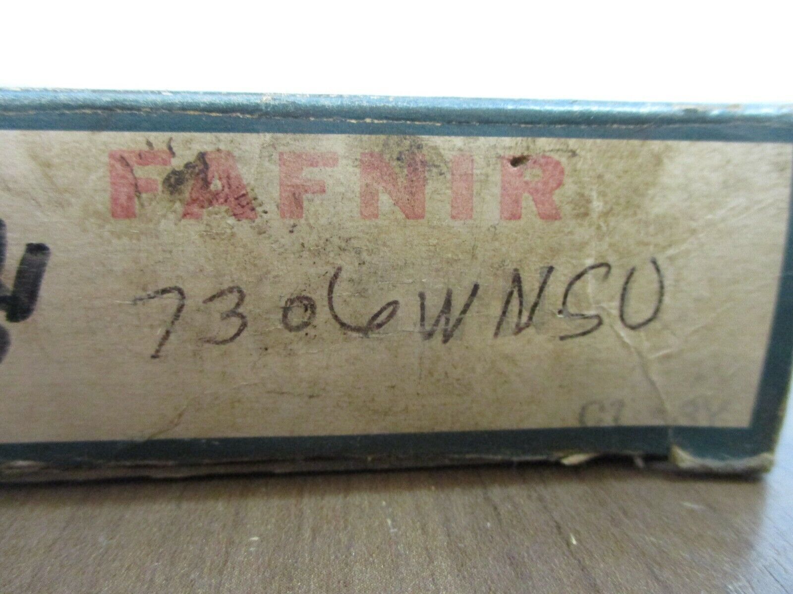 Fafnir Ball Bearing 7306WN SU New Surplus