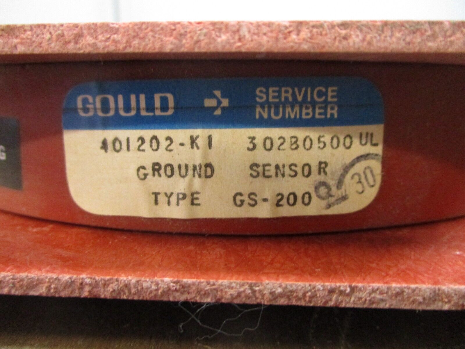 Gould Ground Type GS-200 Ground Sensor 302B0500UL Used
