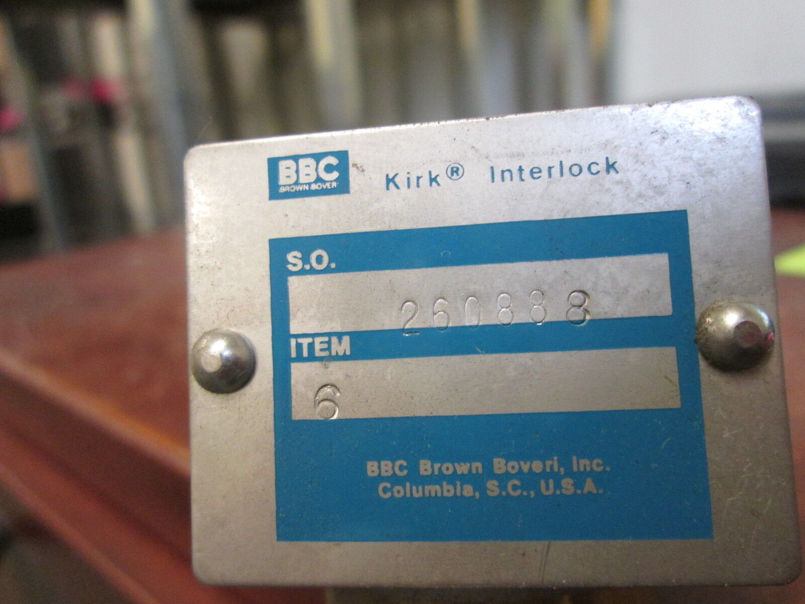 BBC Kirk Interlock 260888 Stab length "0-5/8" Used