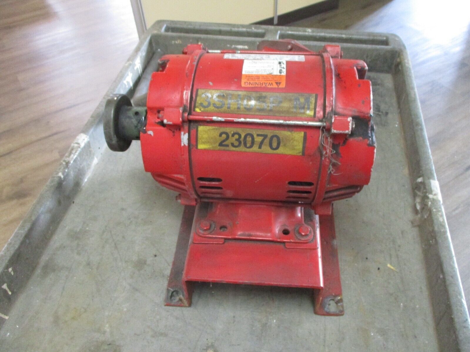 U.S. Motors Motor E658A 5HP 3Ph 1800RPM 60Hz 208-230/460V 15.2-14/7A Used