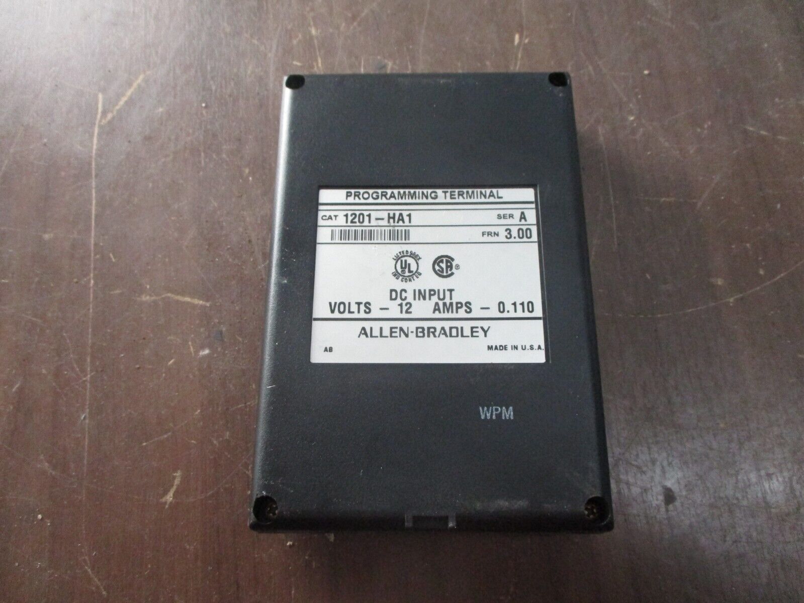 Allen-Bradley Keypad 1201-HA1 FRN 3.00 Series A Used