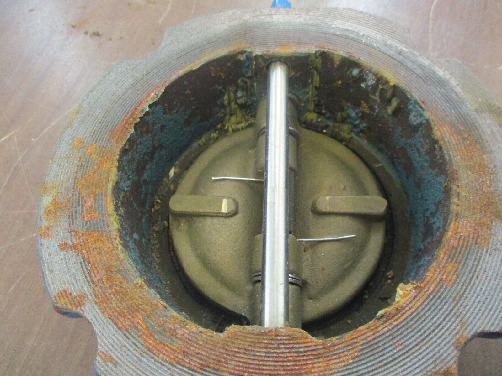 Titan Check Valve CV 41 Size: 3" Body: DI Disc-Trim: BRZ Seat: BUNA Used