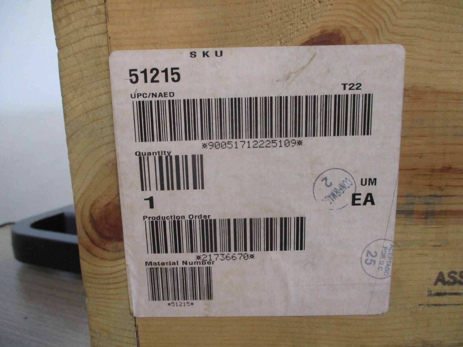 Bussmann Fuse Block 51215 1200A 600V New Surplus
