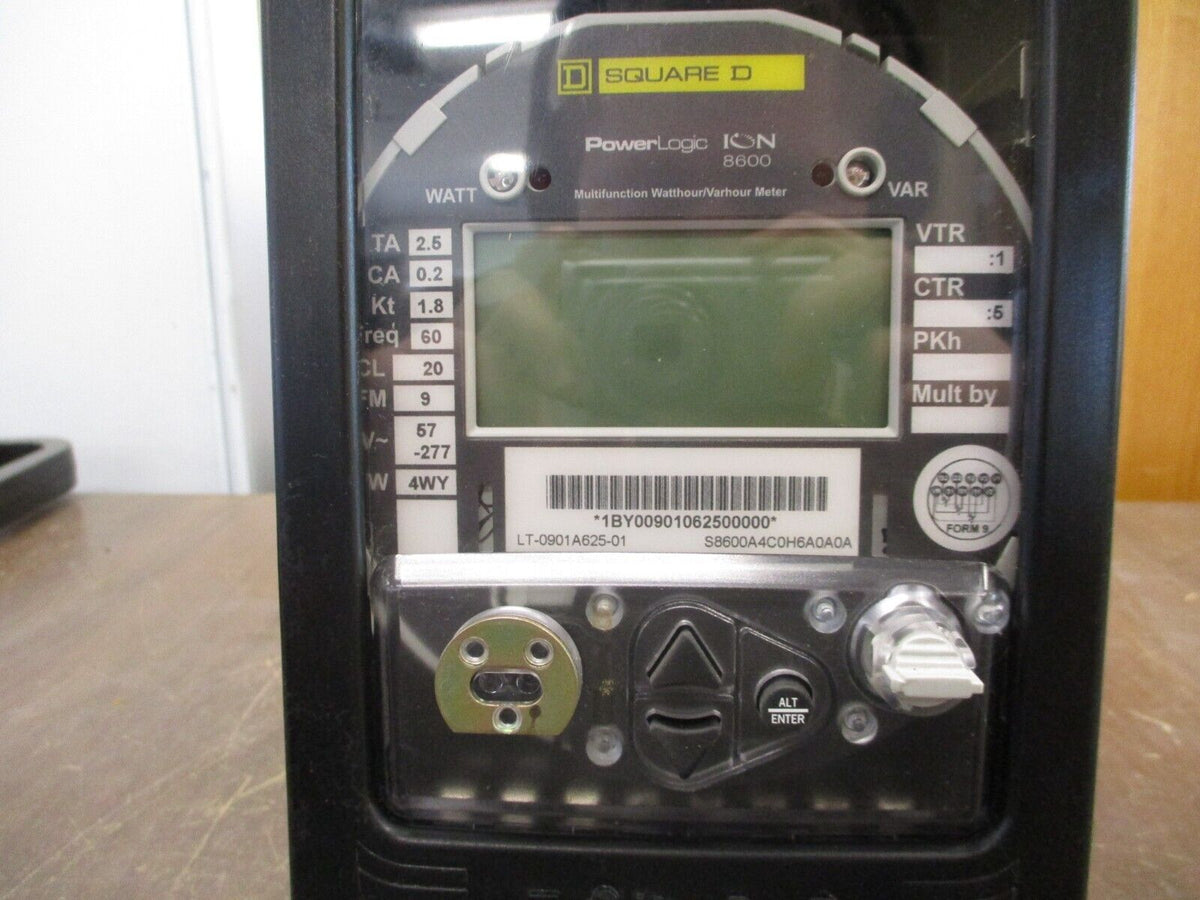 Square D PowerLogic ION 8600 Power Meter S8600A4C0H6A0A0A Used