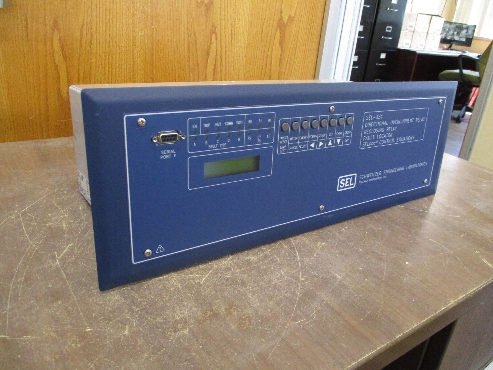 SEL SEL-351 Directional Overcurrent Relay Reclosing Relay Fault Locator Used
