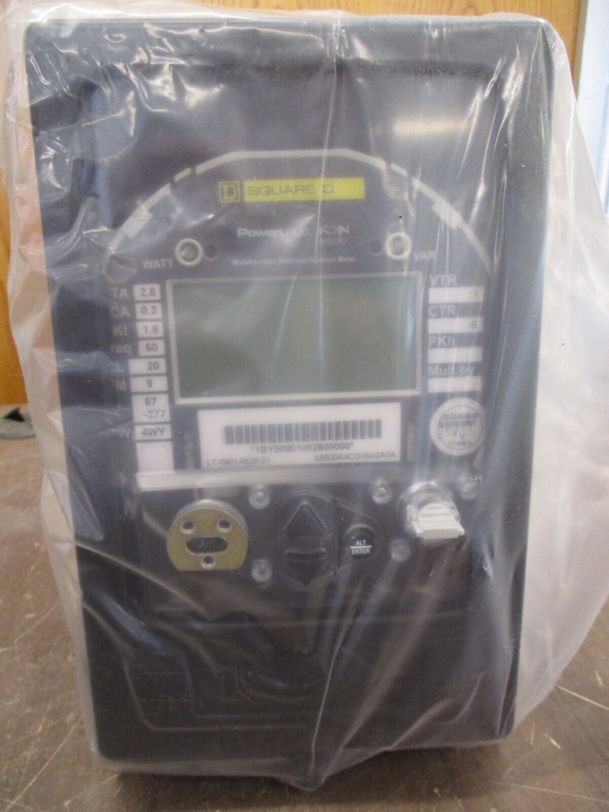 Square D PowerLogic ION 8600 Power Meter S8600A4C0H6A0A0A New Surplus