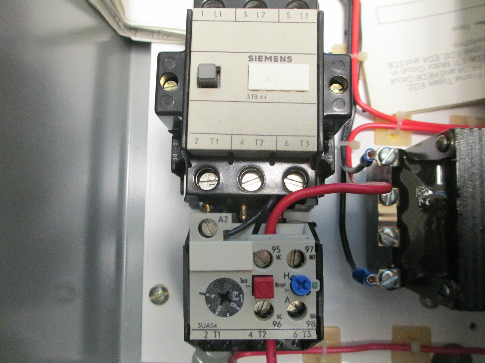 Siemens Combination Size 1 Circuit Breaker 5A 3P New Surplus