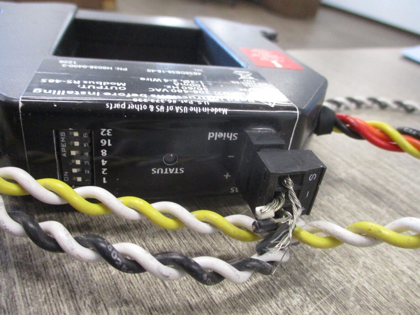 Veris Enercept 8035 Power Transducer H8035-0400-3 400A 208-480V 50/60Hz 100MA