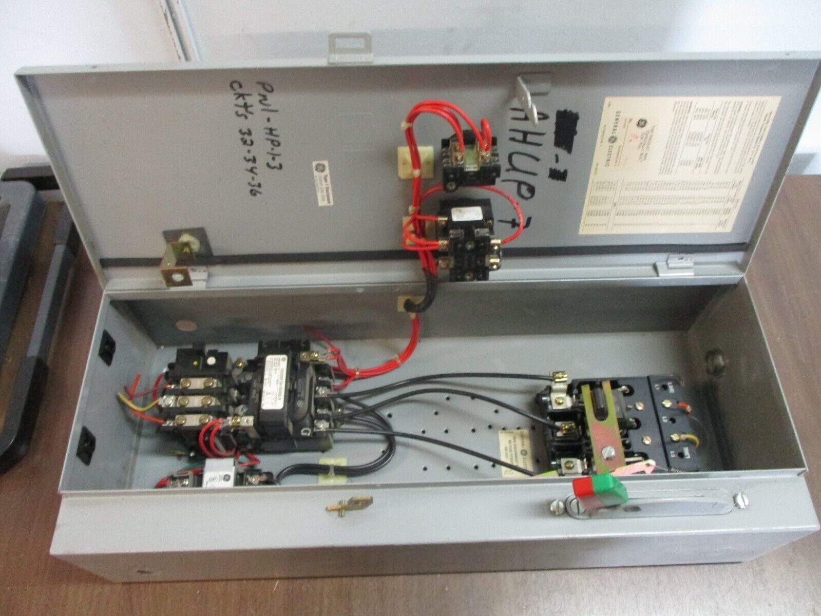 GE Non-Fusible Size 0 Combination CR308B1041AABSLR 115-120V Coil 18A 600V Used