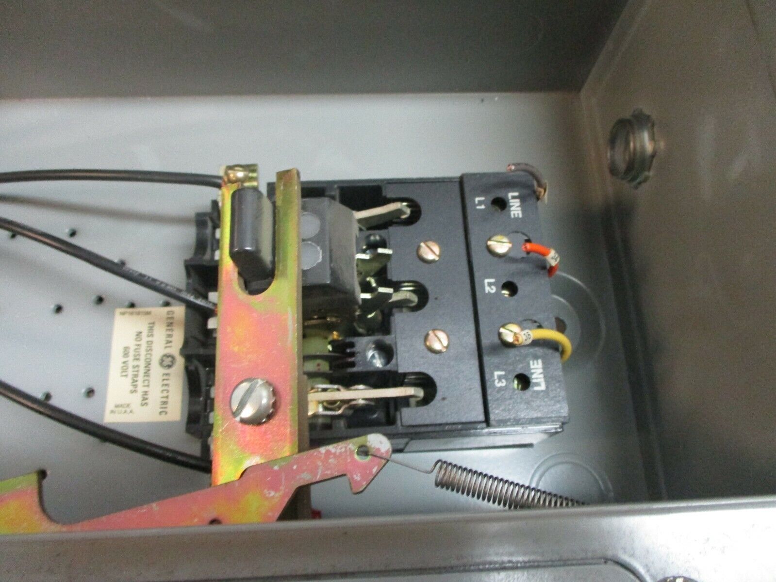 GE Non-Fusible Size 0 Combination CR308B1041AABSLR 115-120V Coil 18A 600V Used