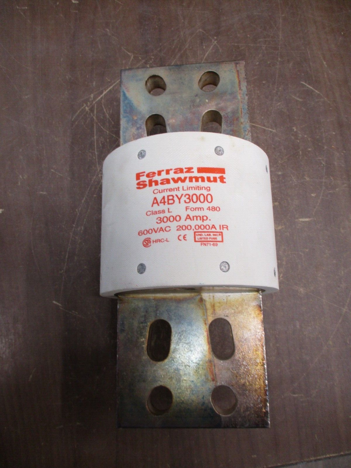 Ferraz Shawmut Amp-Trap Fuse A4BY3000 3000A 600V New Surplus