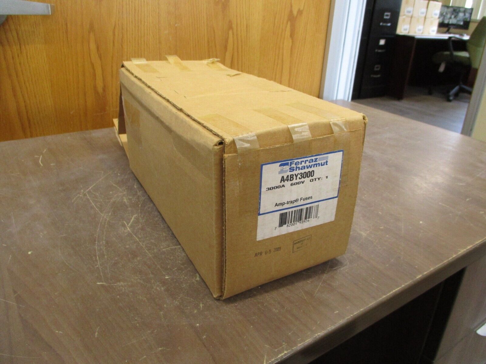 Ferraz Shawmut Amp-Trap Fuse A4BY3000 3000A 600V New Surplus