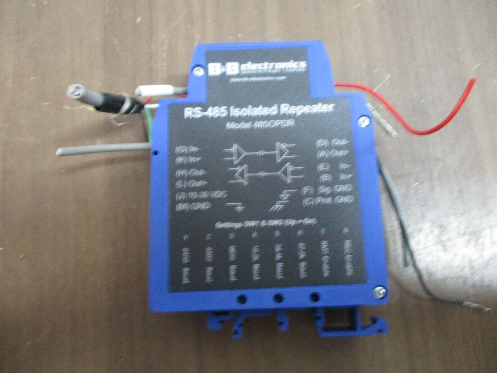 B&B RS-485 Isolated Repeater 485OPDR 10-30VDC Used
