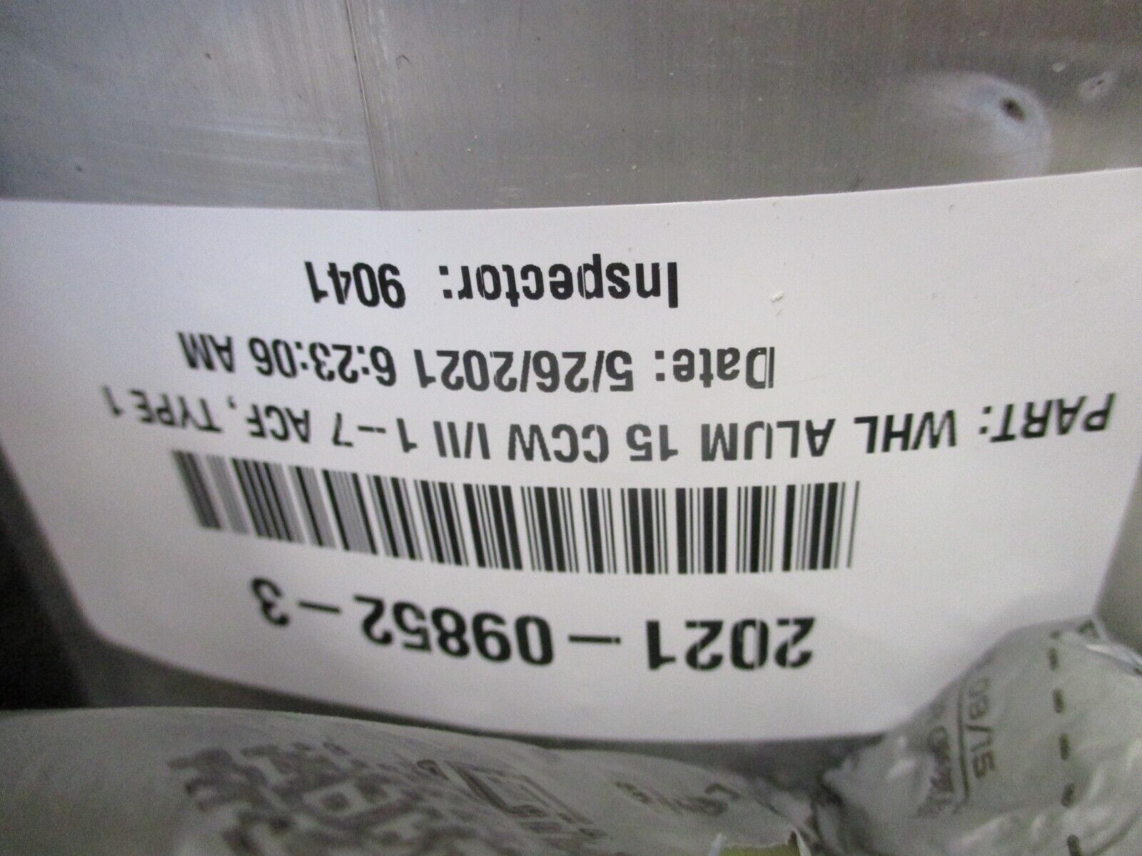 NYB Blower 2021-09852-3 Aluminum CCW Type 1 Size : 2021 New Surplus