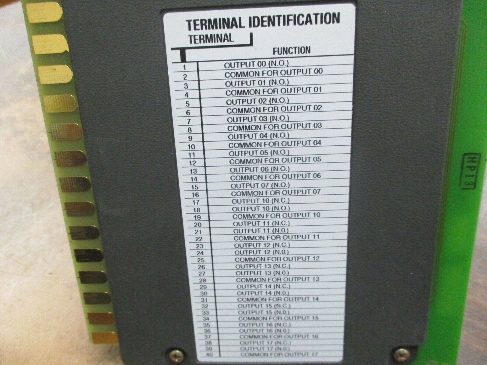 Allen-Bradley PLC Board 1771-OW16/B Electromechanical Contact Output Module