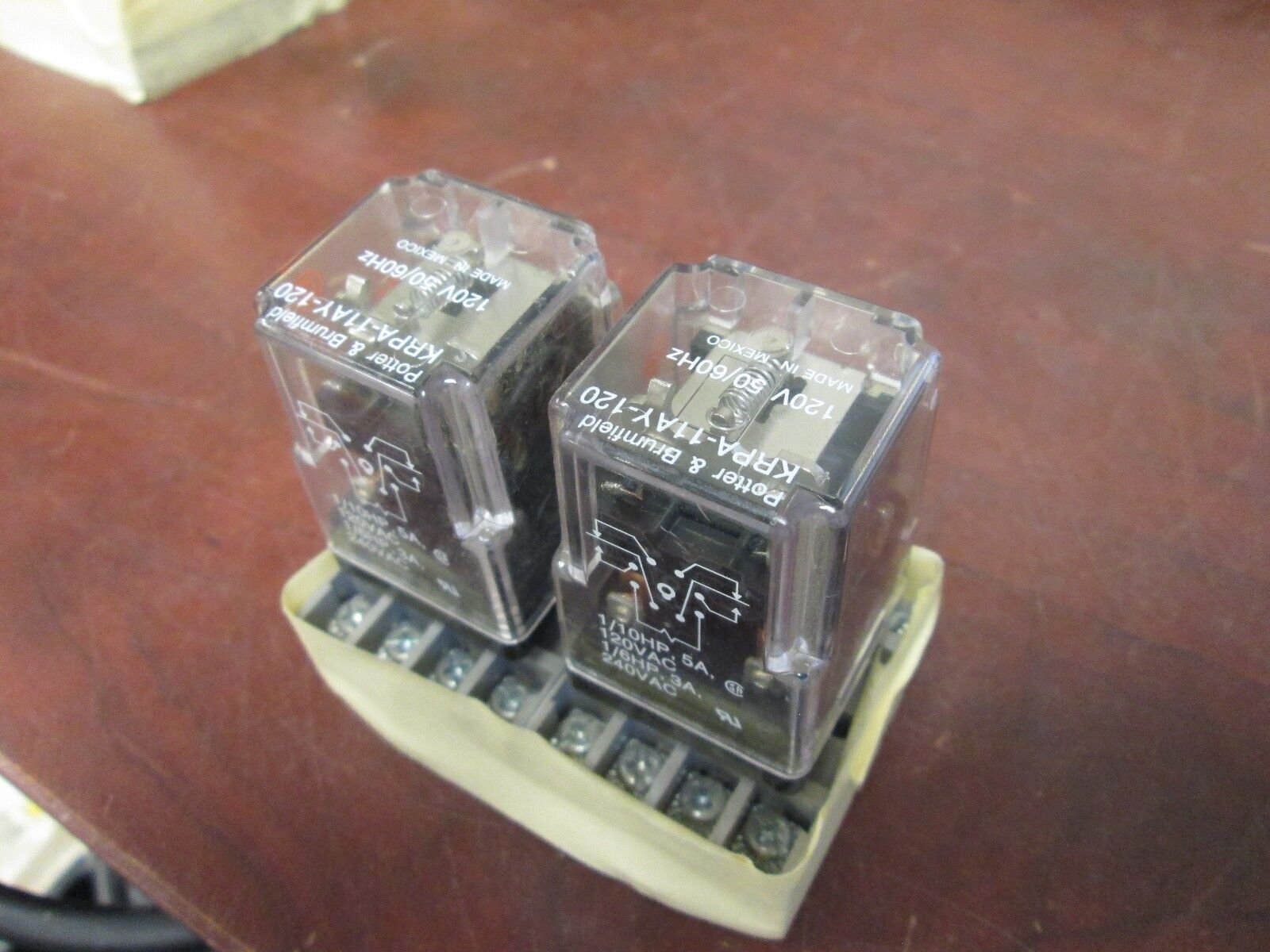 Potter & Brumfield Relay KRPA-11AY-120 120V *Lot of 2* Used
