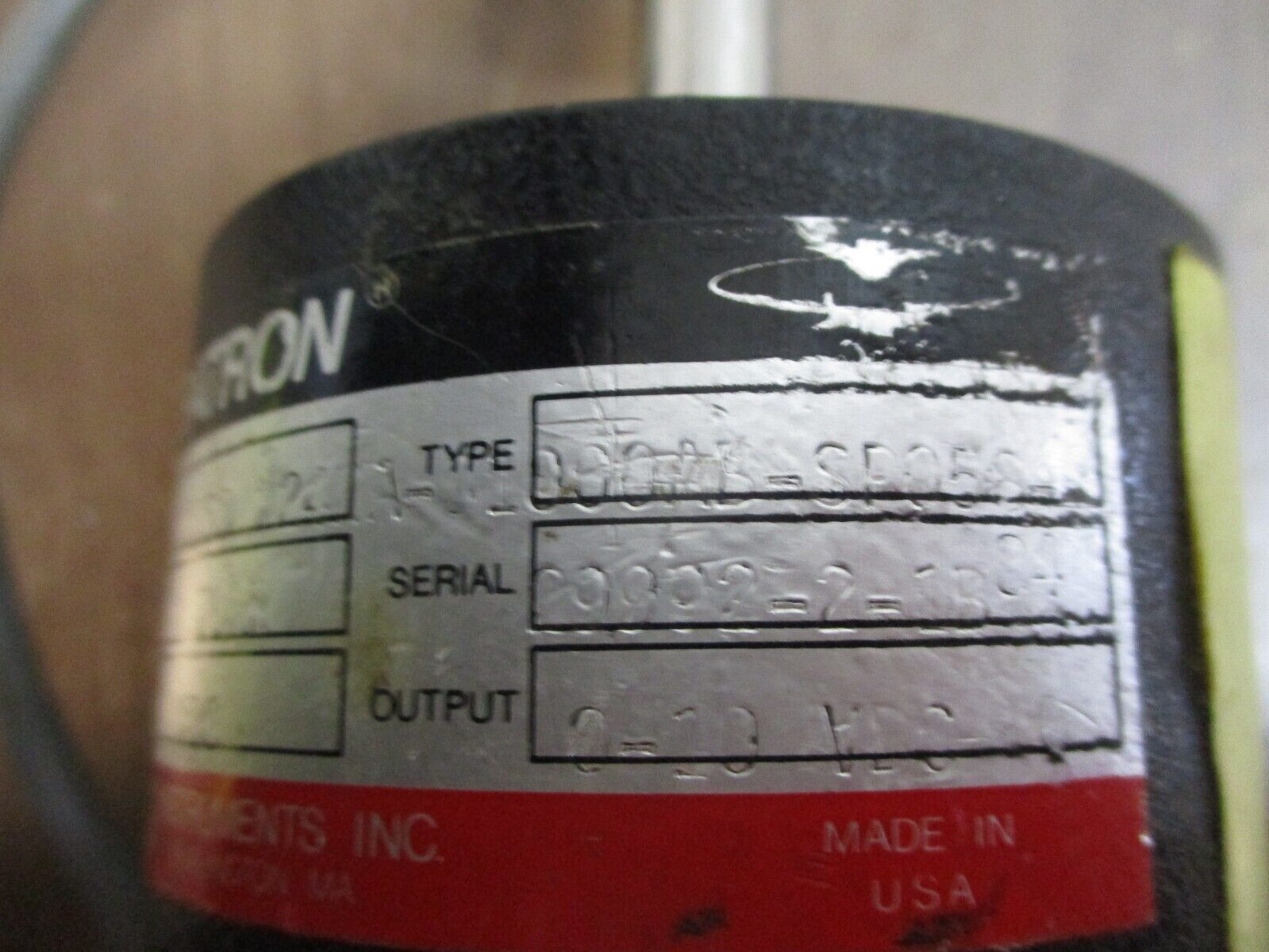 MKS Baratron Pressure Transducer 224HA-01000A3-SP058 Input: 15VDC Used