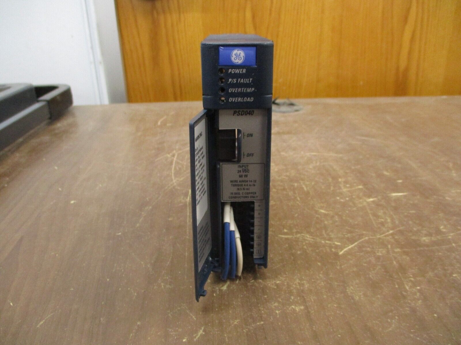 GE Fanuc RX3: 40W Power Supply Module IC695PSD040J 24VDC Used