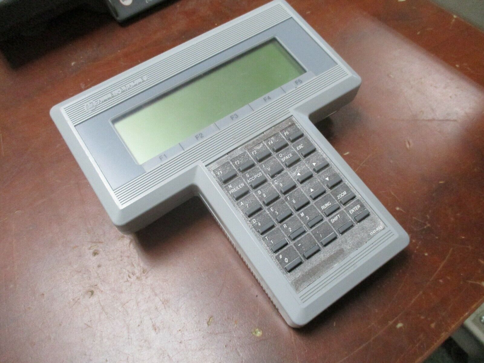 Allen-Bradley SLC 500 Programmer 1747-PT1 Ser. A *Faded Keypad Cover* Used