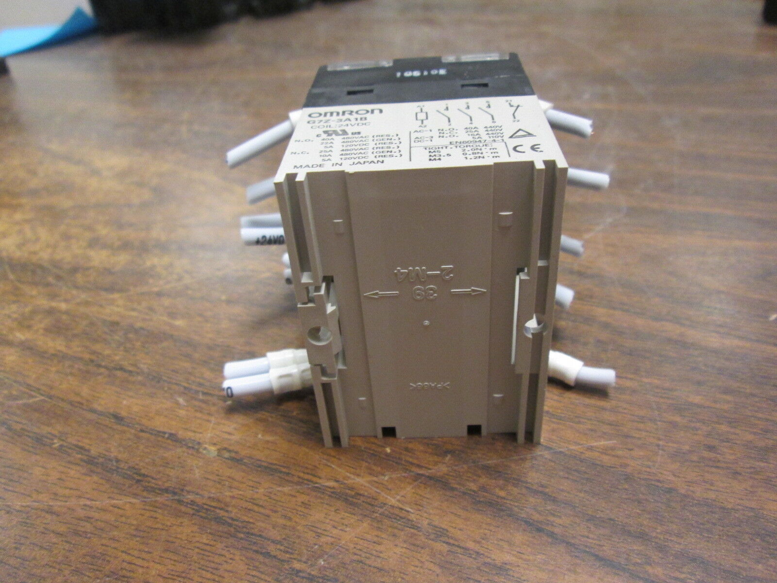 Omron Power Relay G7Z-3A1B 24VDC Coil 40A 480V Used