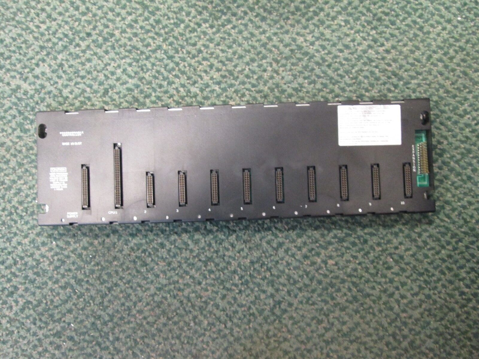 GE Fanuc 10 Slot Board IC693CHS391C 10 Slot Used