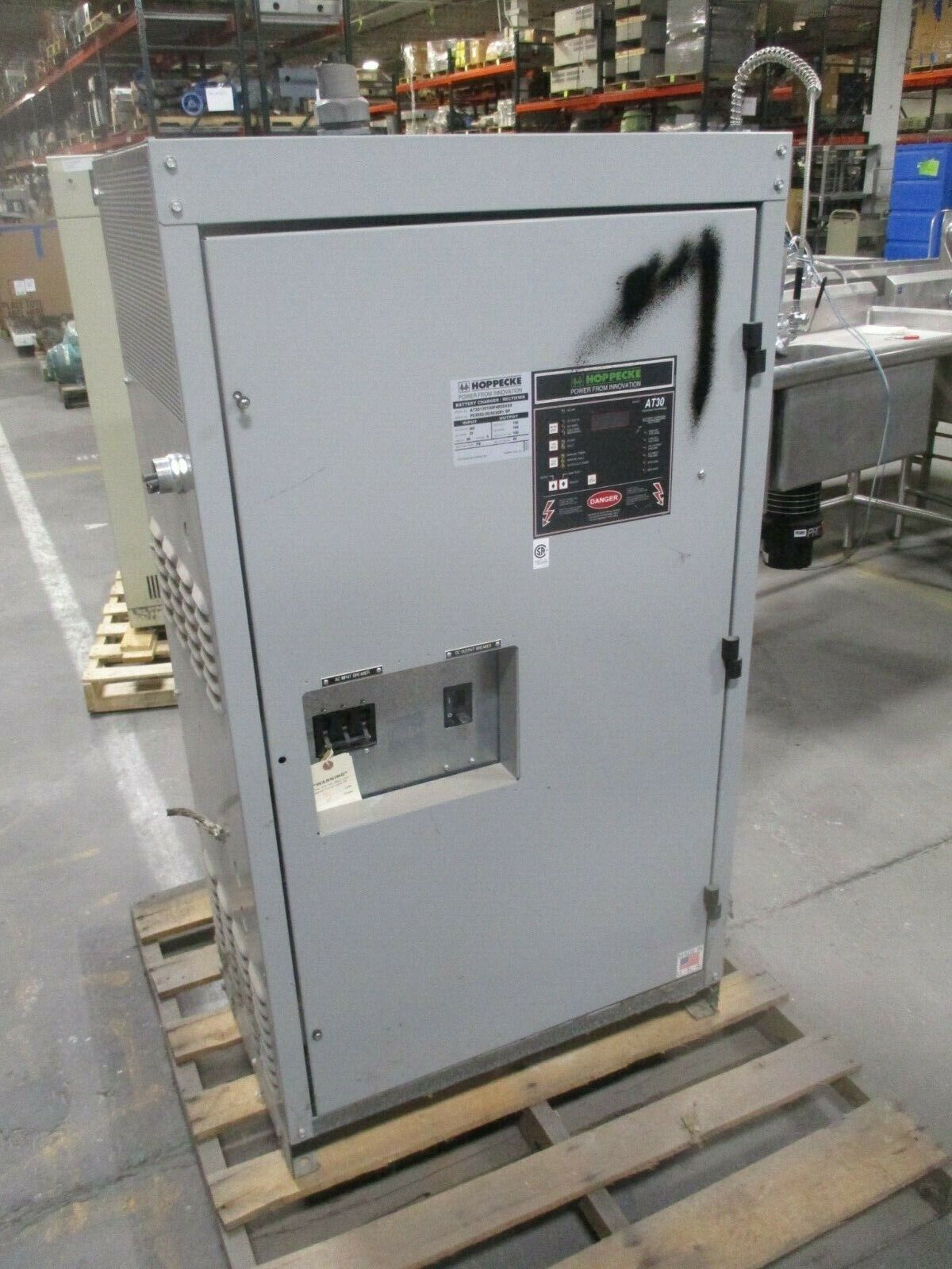 Hoppecke Battery Charger / Rectifier AT30130100F480SXSX 480VAC In 130VDC Out