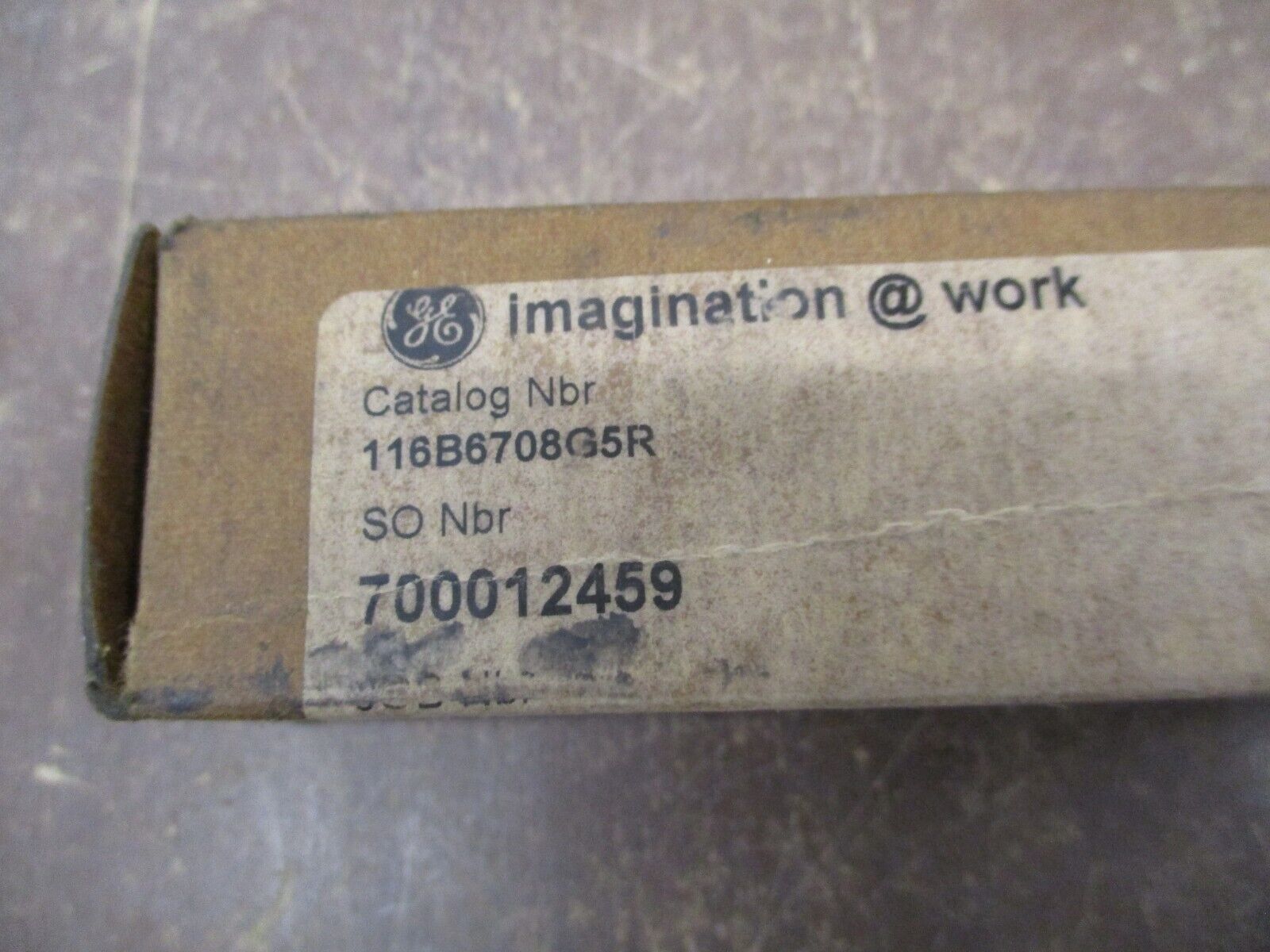 GE Indicating Light 116B6708G5R Red New Surplus