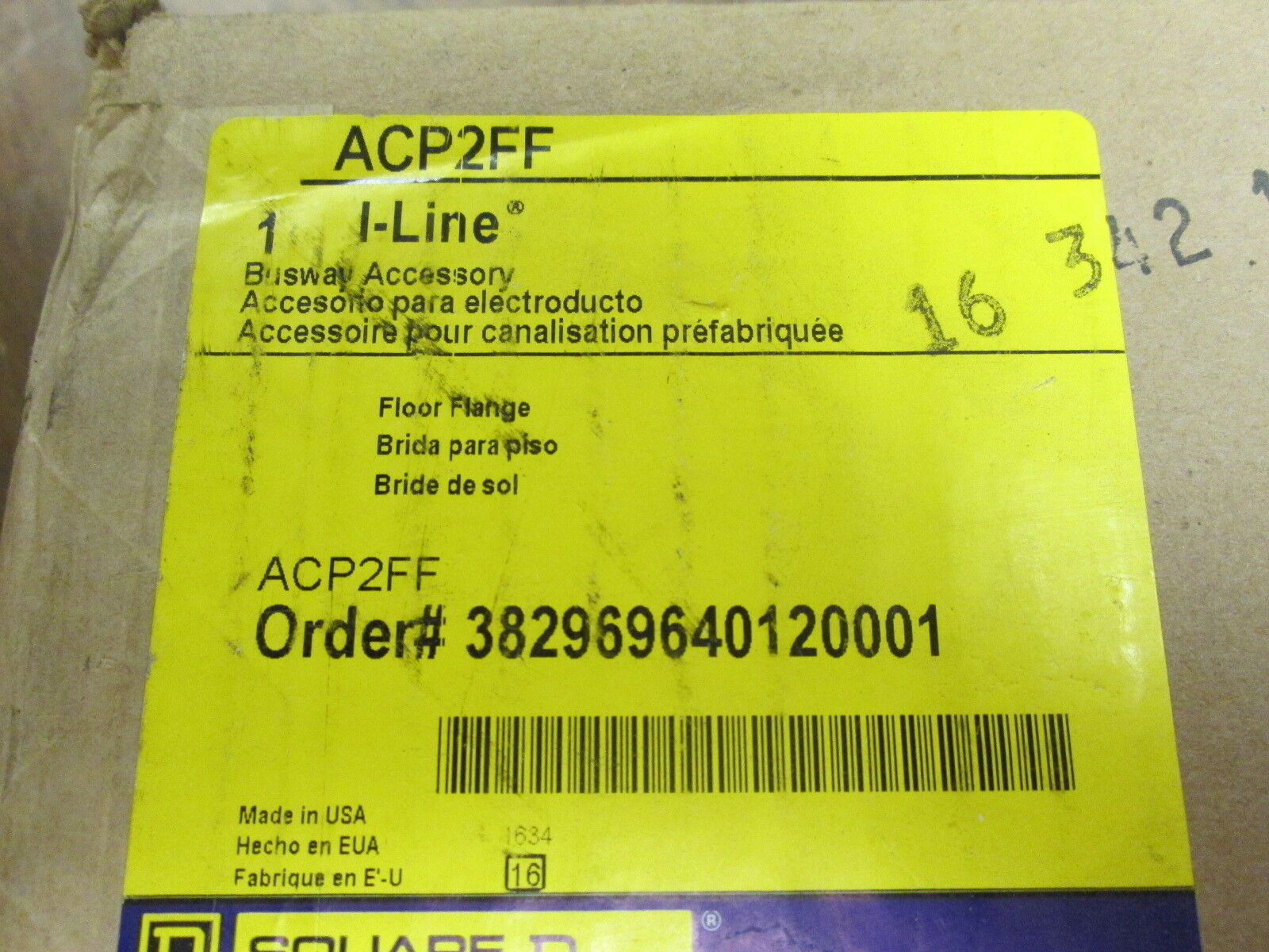 Square D I-Line Busway Accessory ACP2FF New Surplus