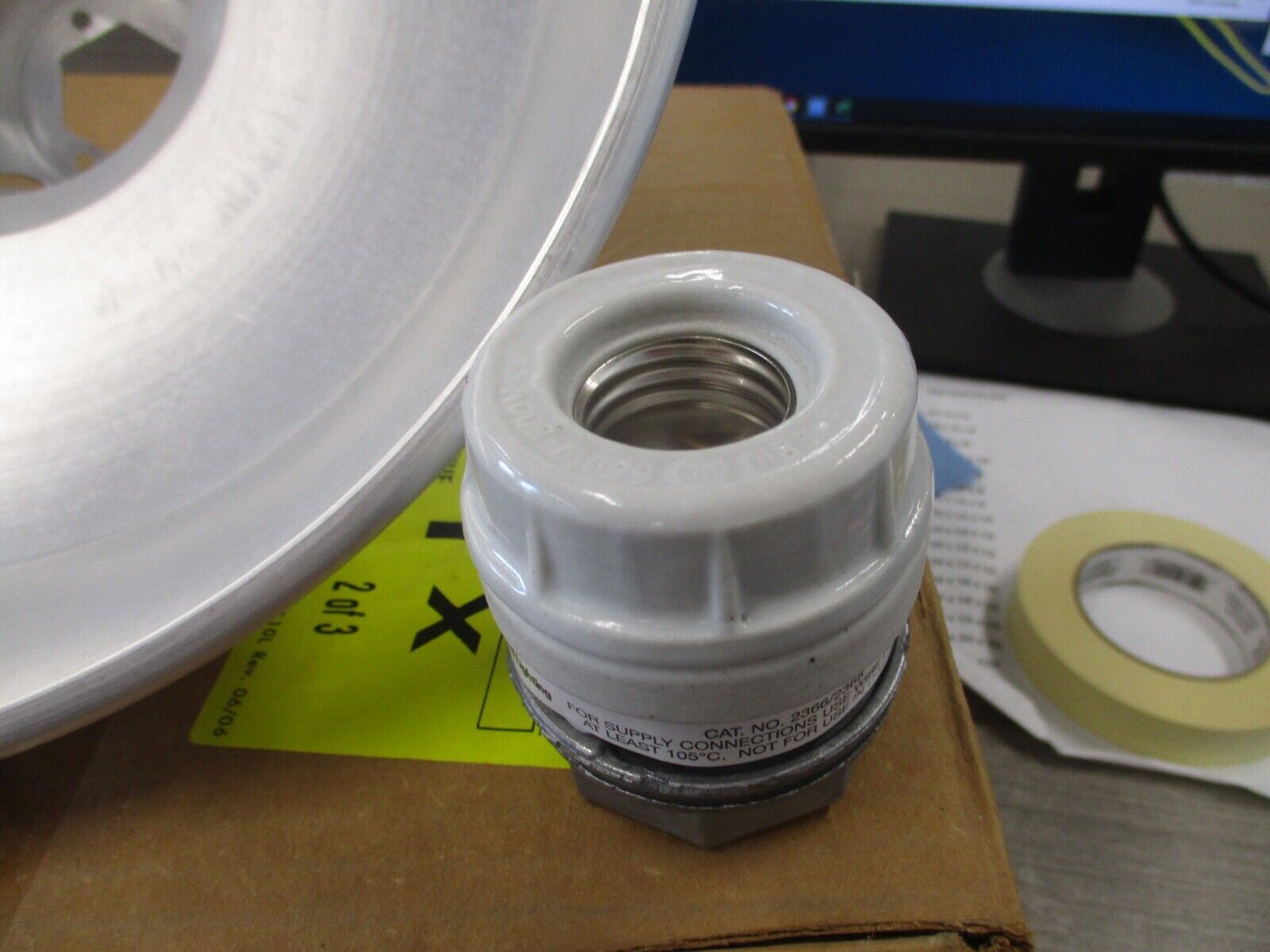 Phillips Day-Brite Reflector & Socket Kit V-641-P-BAL New Surplus