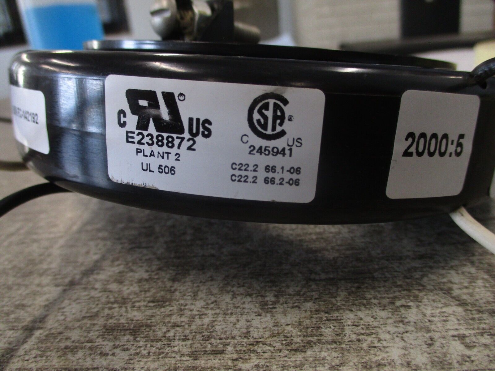 Flex-Core Current Transformer 19RL-202 Ratio 2000:5A 600V 50-400Hz 10kV BIL