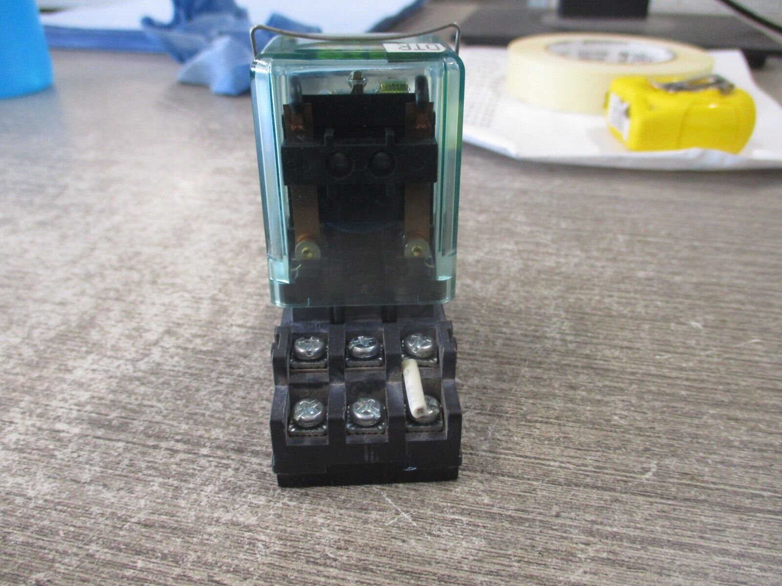 Asco Relay 115277 24VDC Coil W/Base Used