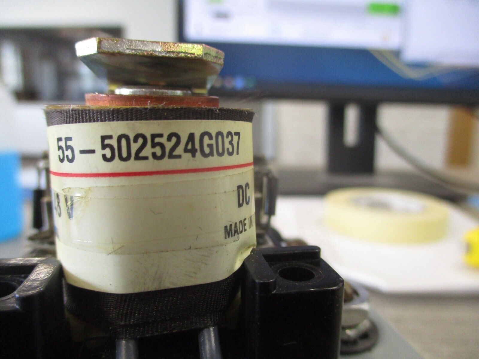 GE Undervoltage Relay CR120YC20BA04B Ser. A 460V 1Ph 60Hz Used