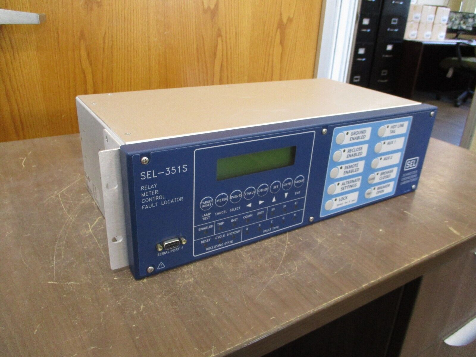 SEL SEL-351S Relay Meter Control Fault Locator 0351S6YH34554XX New Surplus