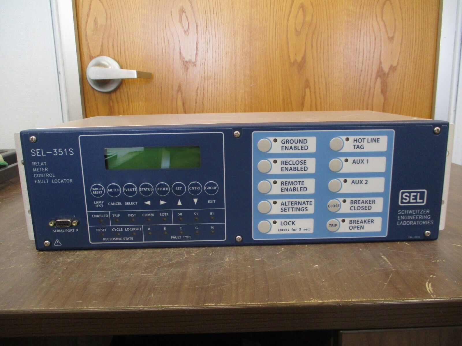SEL SEL-351S Relay Meter Control Fault Locator 0351S6YH34554XX New Surplus