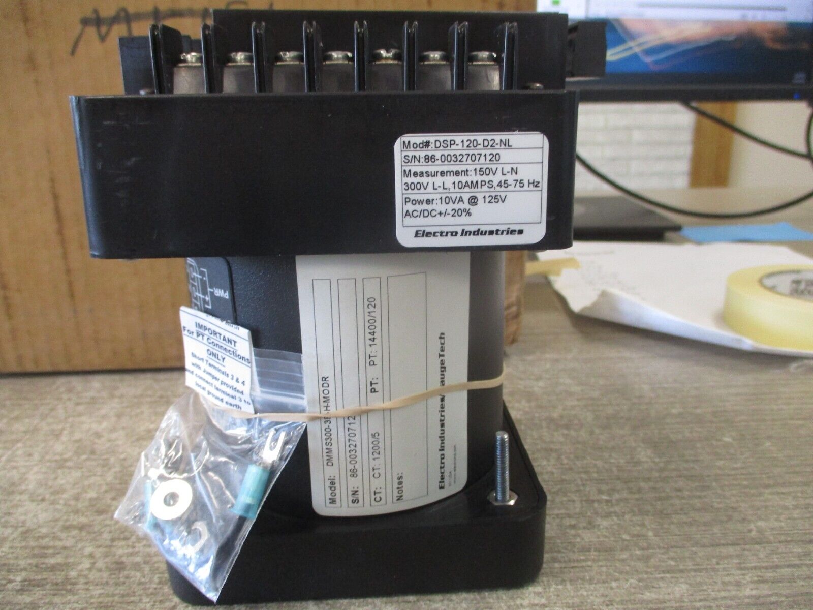 Electro Industries/GaugeTech Power Meter DMMS300-3E-H-MODR