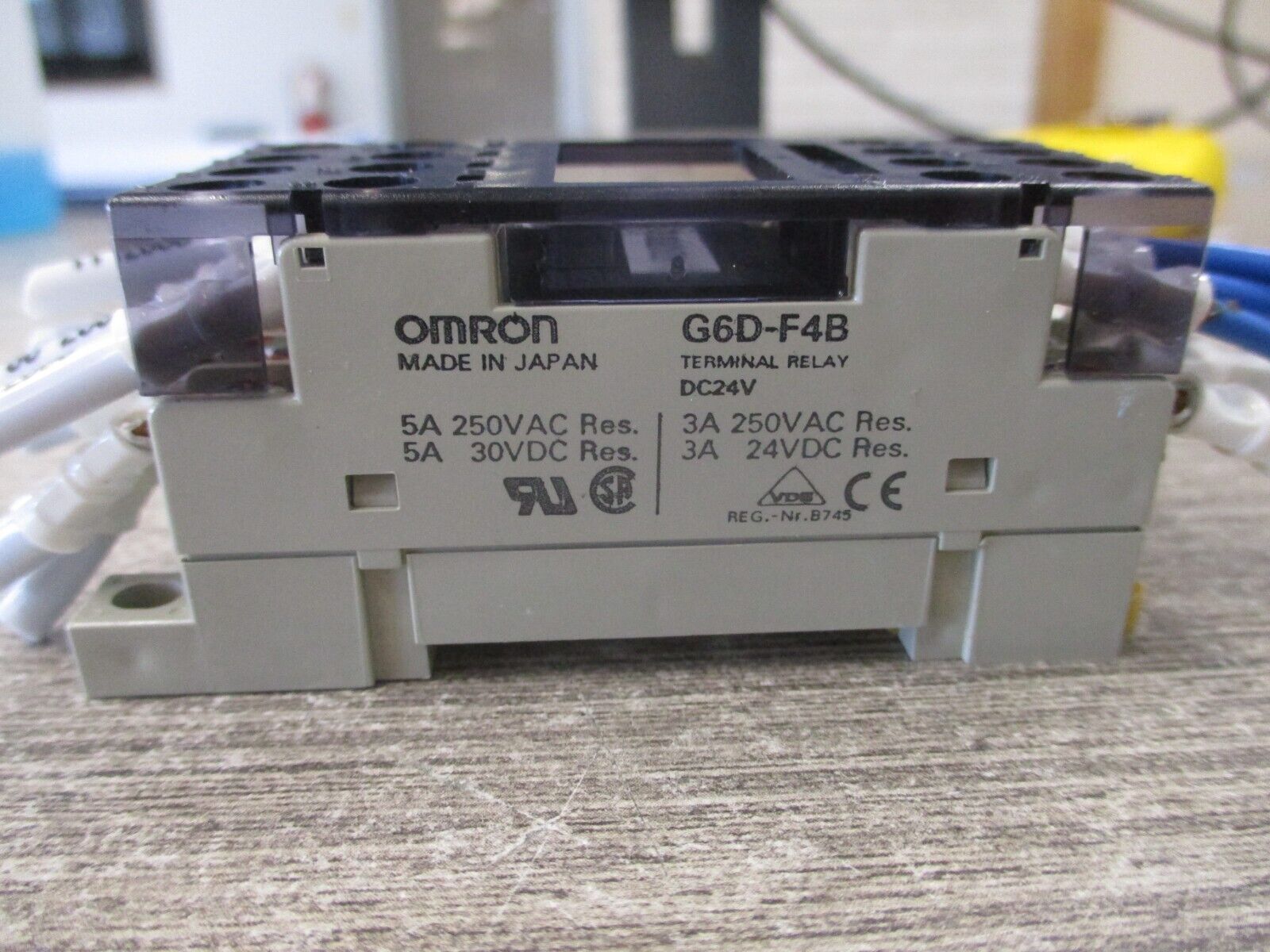 OMRON Terminal Relay G6D-F4B 24VDC Coil Used