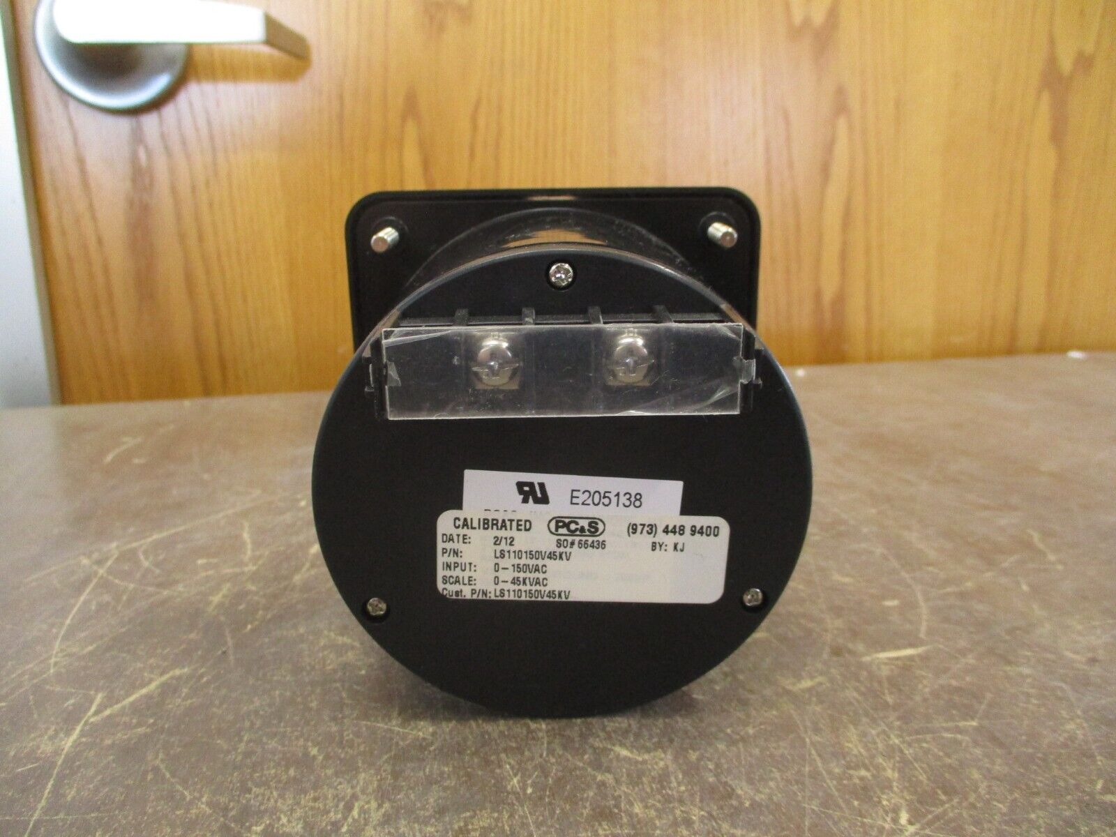 PC&S AC Voltmeter LS110150V45KV Range: 0-45kV New Surplus
