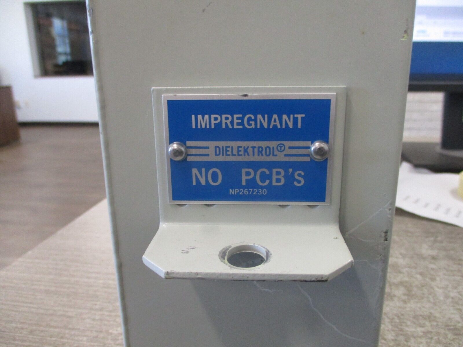 GE Dielektrol Capacitor 55L345KD 20 KVAR 480V 60Hz 3Ph Used