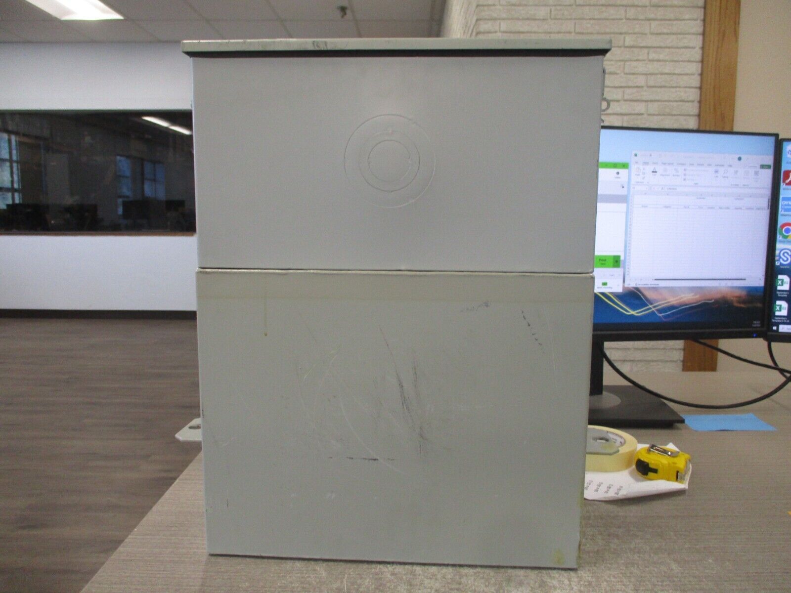 GE Dielektrol Capacitor 55L345KD 20 KVAR 480V 60Hz 3Ph Used