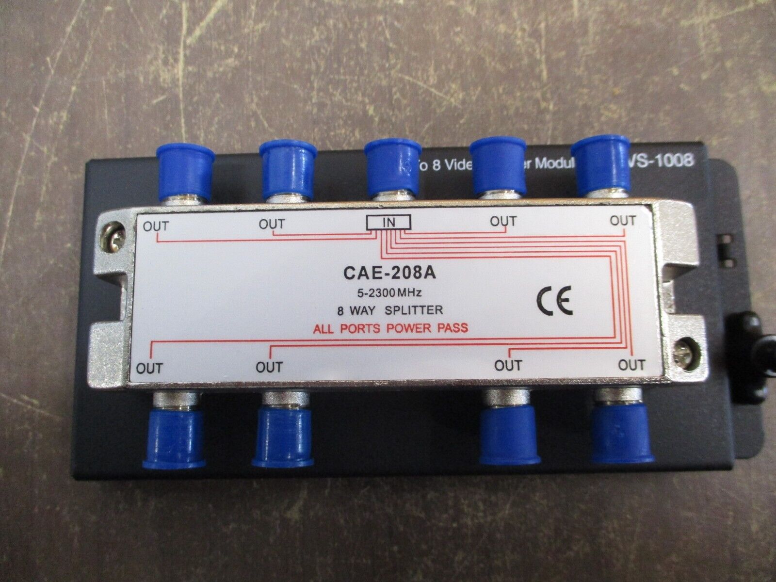 Liberty AV 1 to 8 Video Splitter Module HVS-1008 5-2300MHz New Surplus