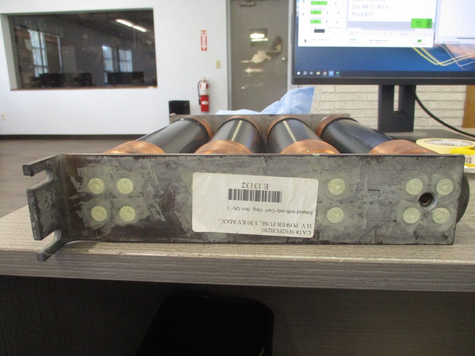 GE Type EJO-1 Fuse 9F62 KCB600 5.5kV 600A 60Hz Used