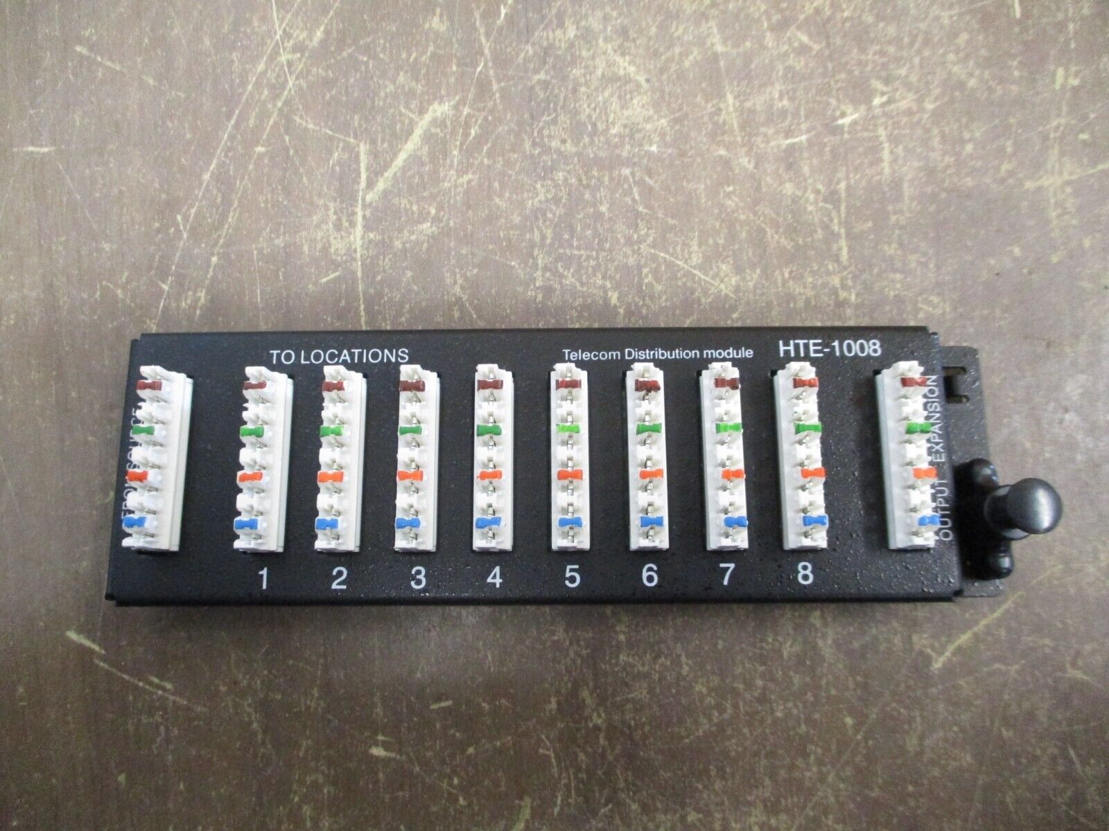 Liberty AV Telecom Distribution Module HTE-1008 New Surplus