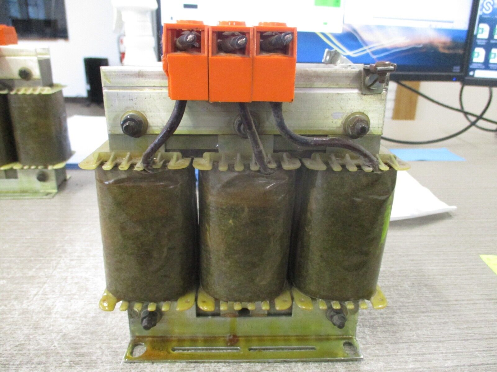Lenze Line Reactor EZN3A0150H024 1.5mH 3Ph *Broken Terminal* *Bent Ground*