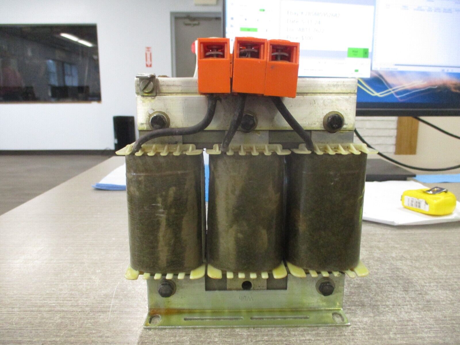 Lenze Line Reactor EZN3A0150H024 1.5mH 3Ph *Missing Screw* Used