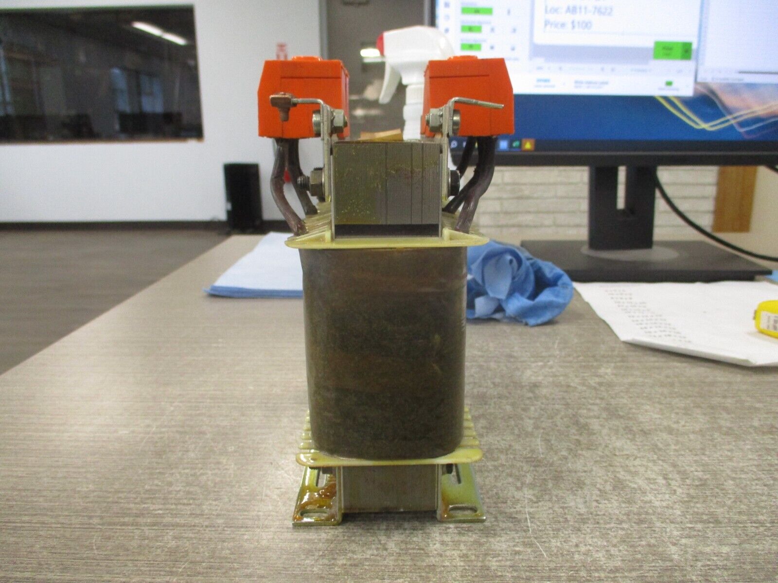 Lenze Line Reactor EZN3A0150H024 1.5mH 3Ph *Missing Screw* Used