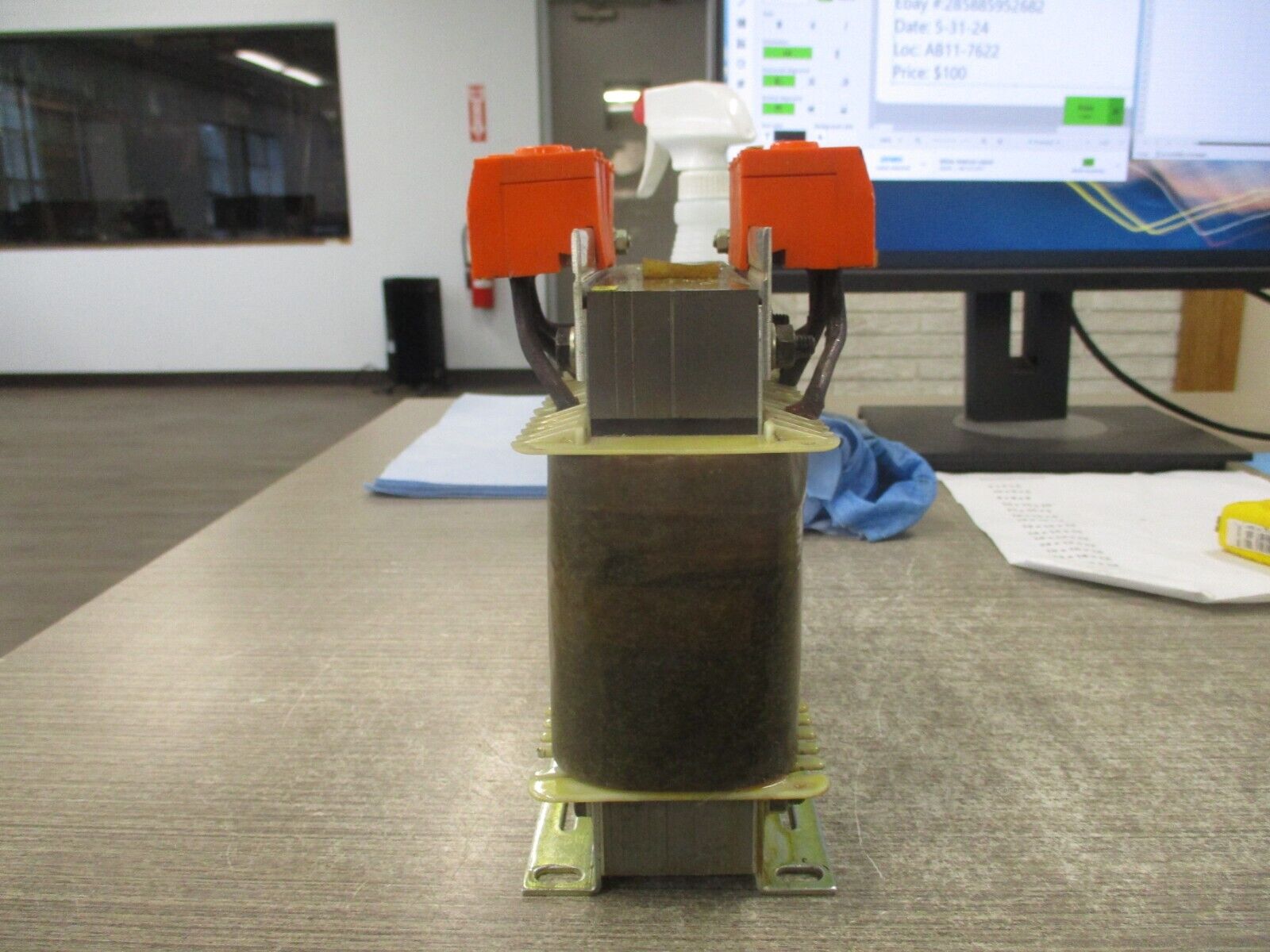 Lenze Line Reactor EZN3A0150H024 1.5mH 3Ph *Missing Screw* Used